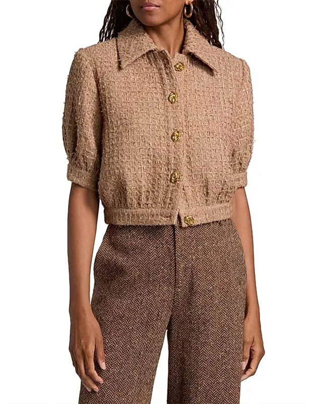 Cropped Tweed Jacket