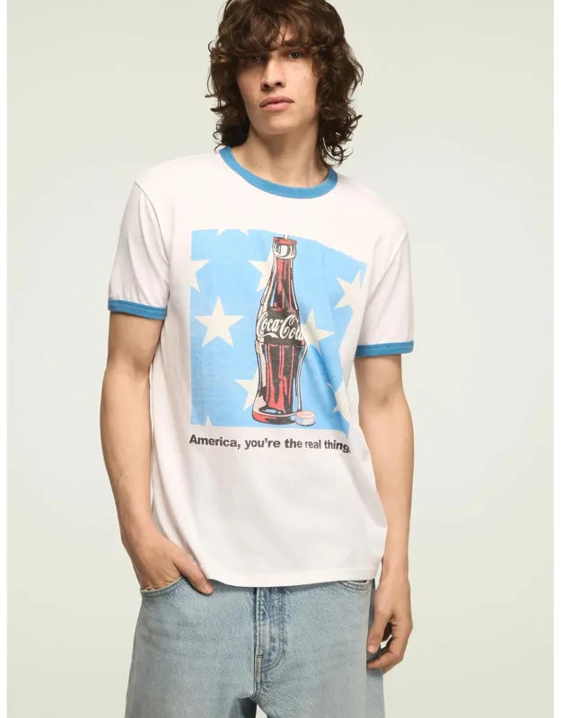 Coca-cola Bottle Ringer Tee
