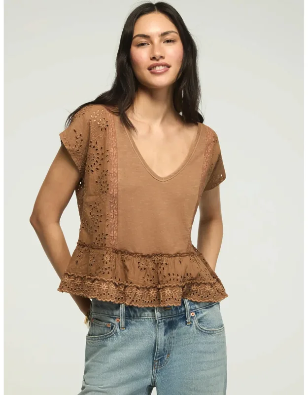 Eyelet Fashion Swing Tee