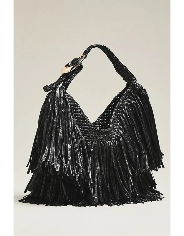 Fringe Hobo Bag