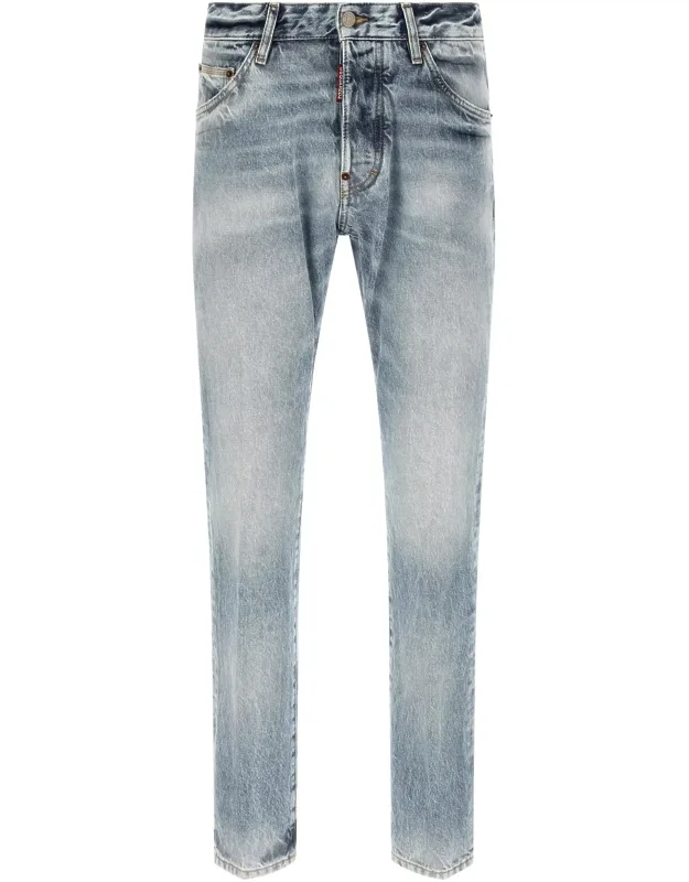 Dsquared² Cotton Jeans - Teddy Stonewashed With Rips