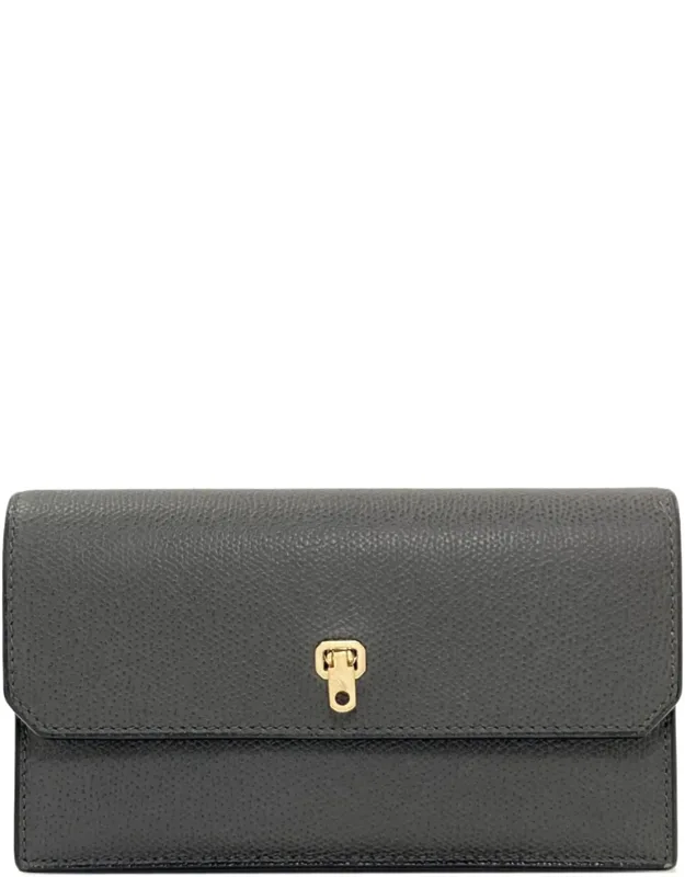 Leather Long Wallet (bi-fold) (pre-owned)