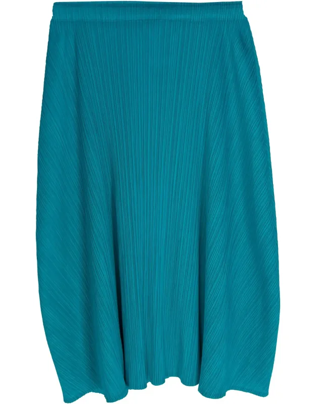 Knee Length Pleated Skirt