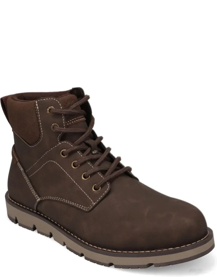 Rugged Casual Lace Up Boots