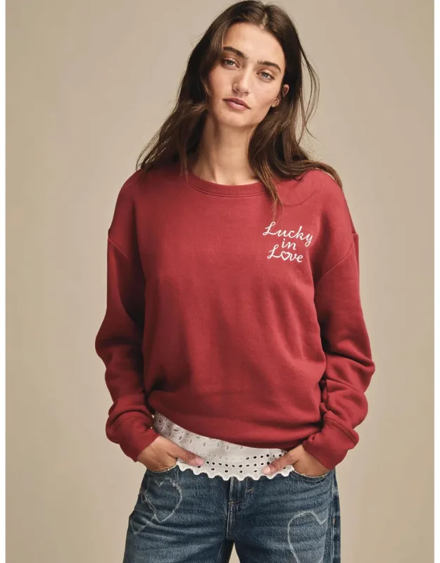 Valentine Crew Neck Sweatshirt
