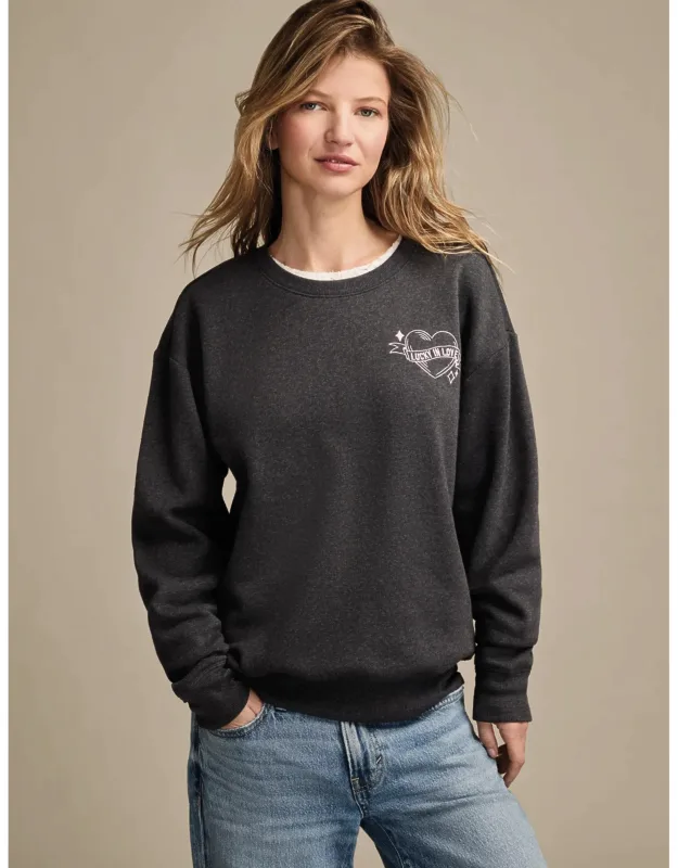 Valentine Crew Neck Sweatshirt