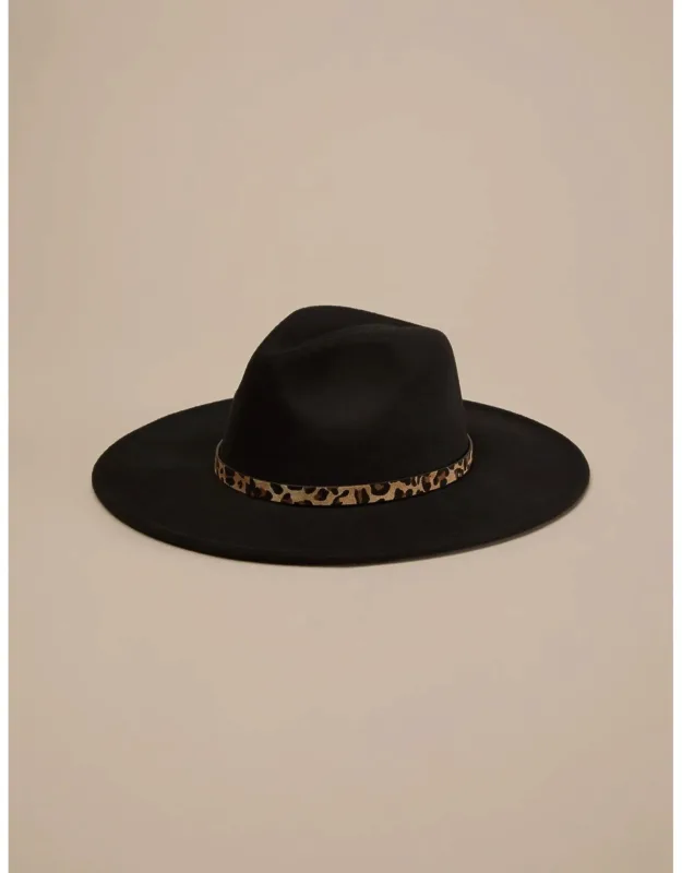Ranger Hat With Leopard Band