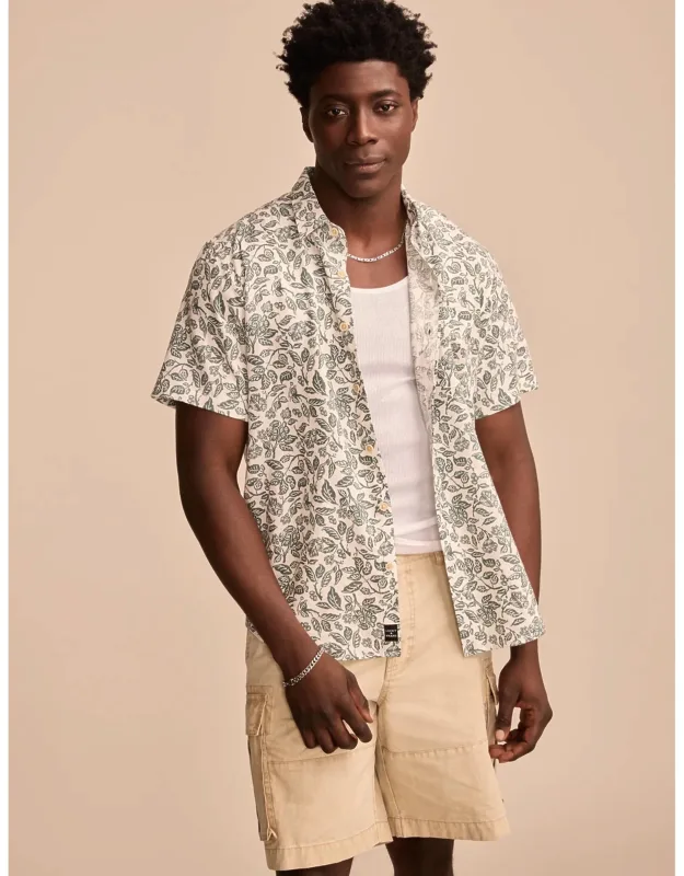 Floral Printed Short Sleeve Shirt