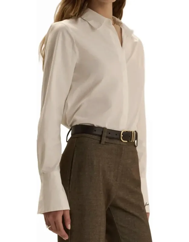 The Classic Poplin Blouse