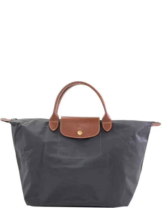 Le Pliage Nylon Leather Handbag (pre-owned)