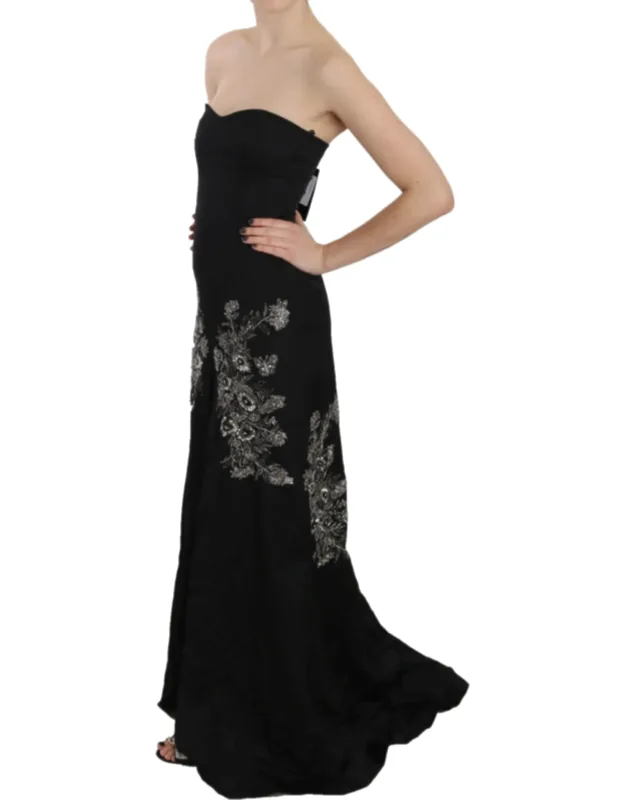 Sequined Flare Ball Gown