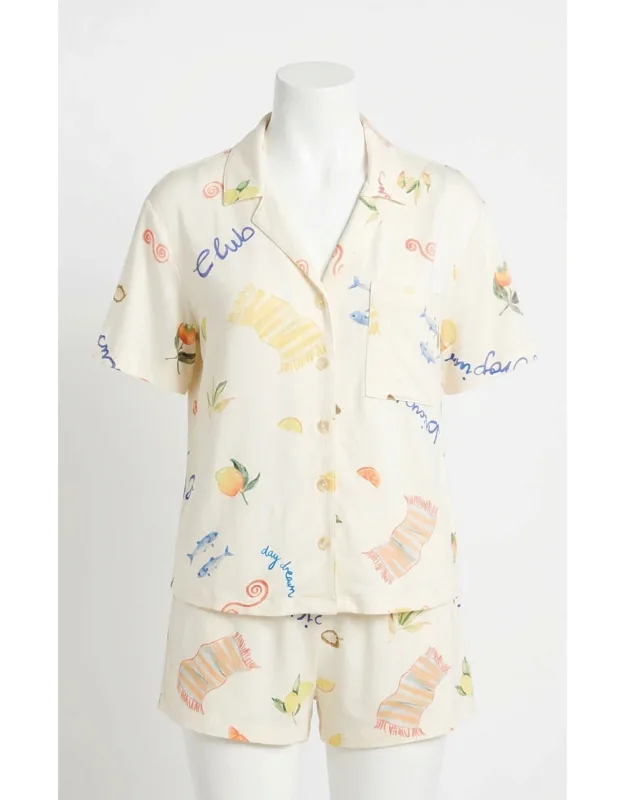 Beach Days Pajama Top