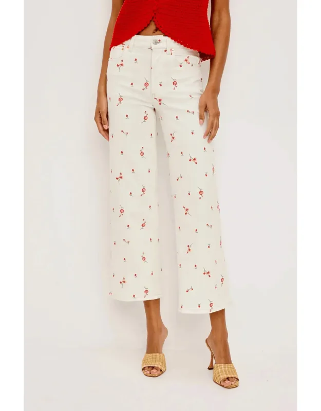 Getty Crop Wide Leg Pants