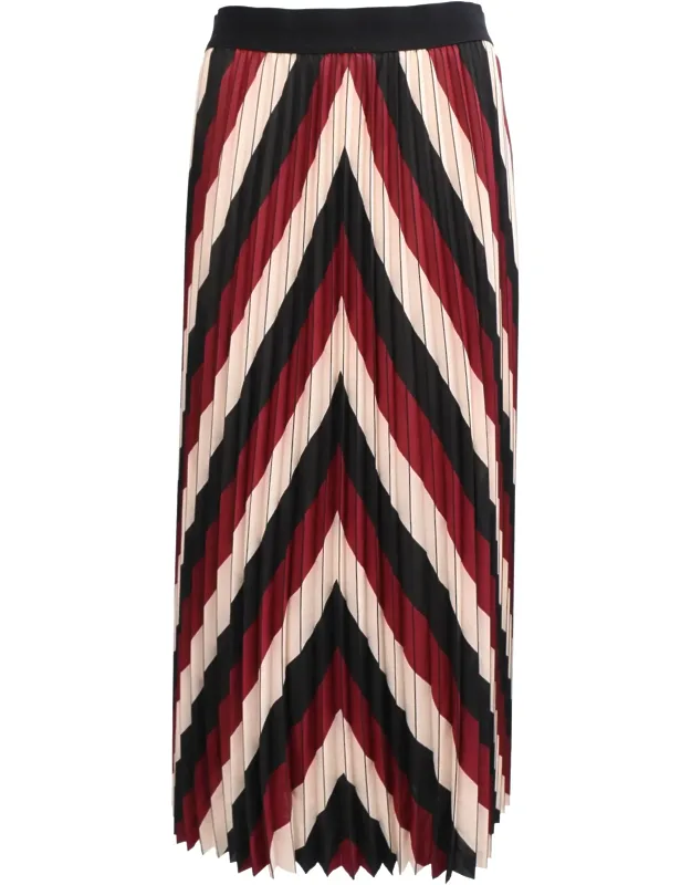 Pleated Midi Skirt
