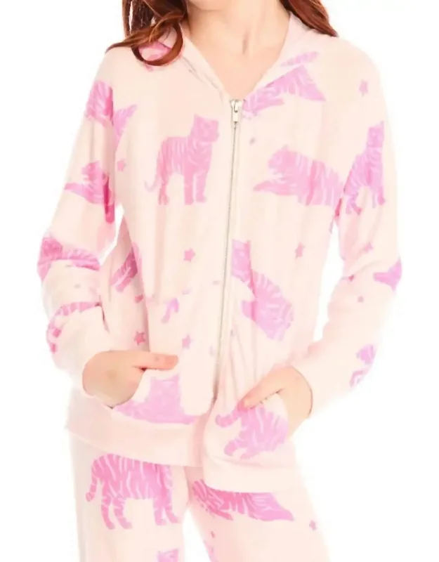 Celestial Tigers Zip Up Jacket