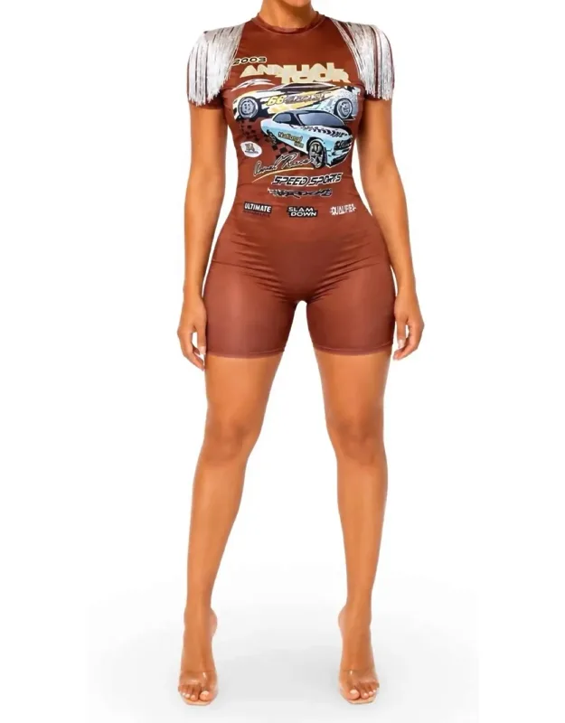 All I Do Is Win Tee Romper