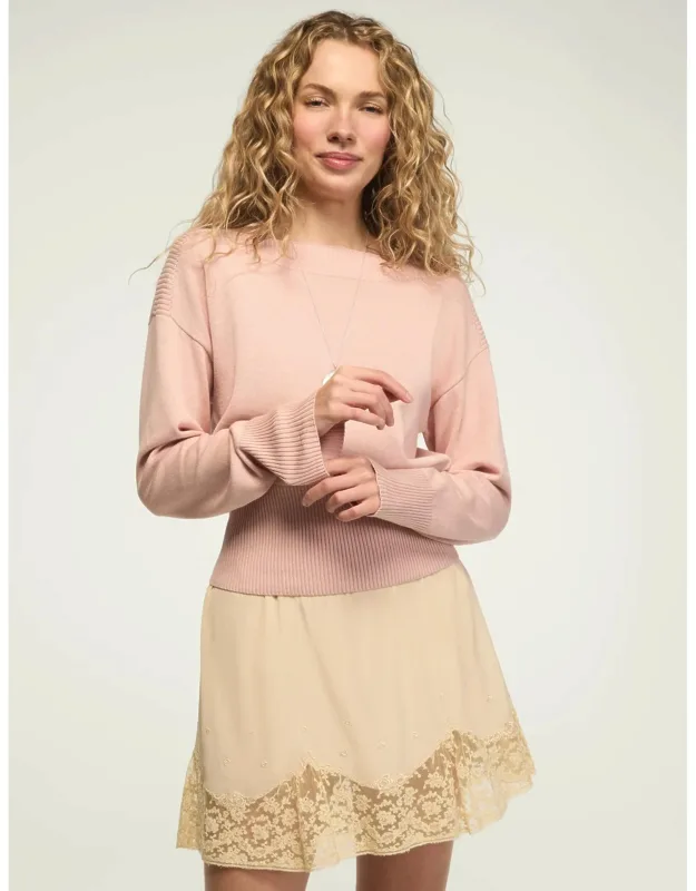 Slash Neck Sweater