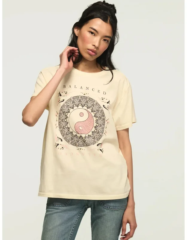 Embellished Balanced Boyfriend Tee