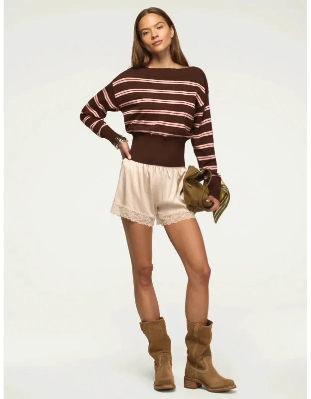 Slash Neck Sweater