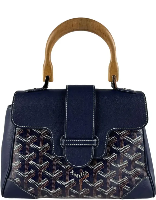 Coated Canvas Leather Handbag Shoulder Bag (pre-owned)