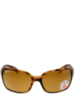 Polarized Brown Classic B-15 Rectangular Sunglasses