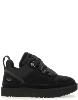 Cushioned Leather-textile Sneakers