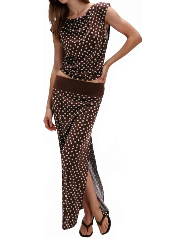 Polka Dot Skirt Set