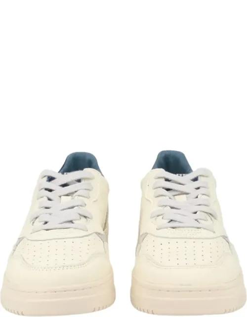 Medalist Low Perforated Leather Sneakers