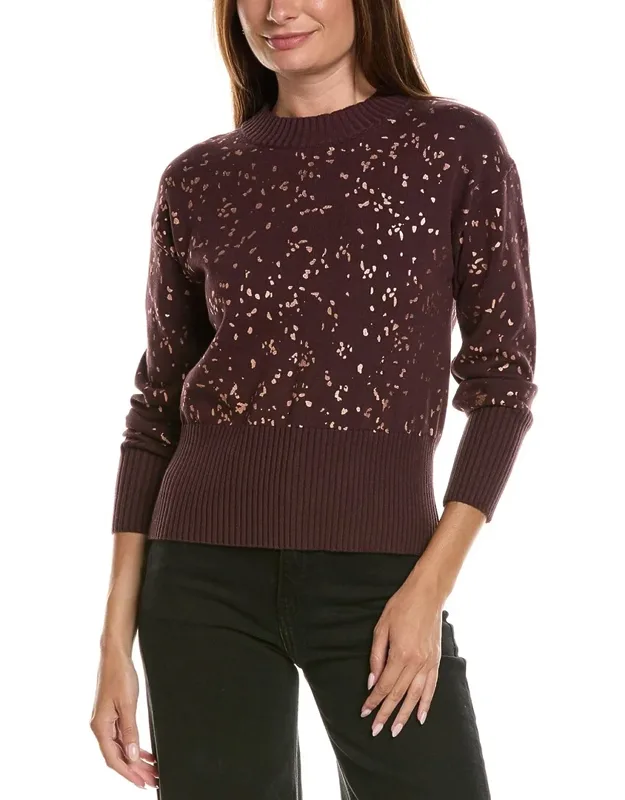 Scatter Foil Crewneck Sweater