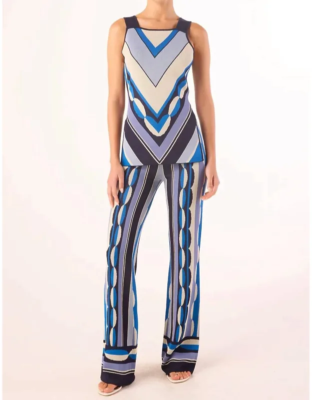 Marla Pants In Geo Stripe