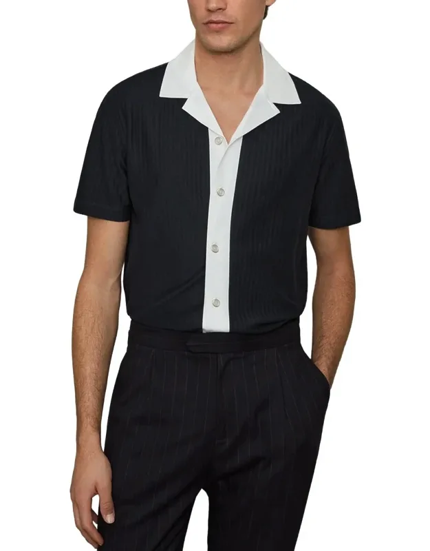 Textured Color Shirt
