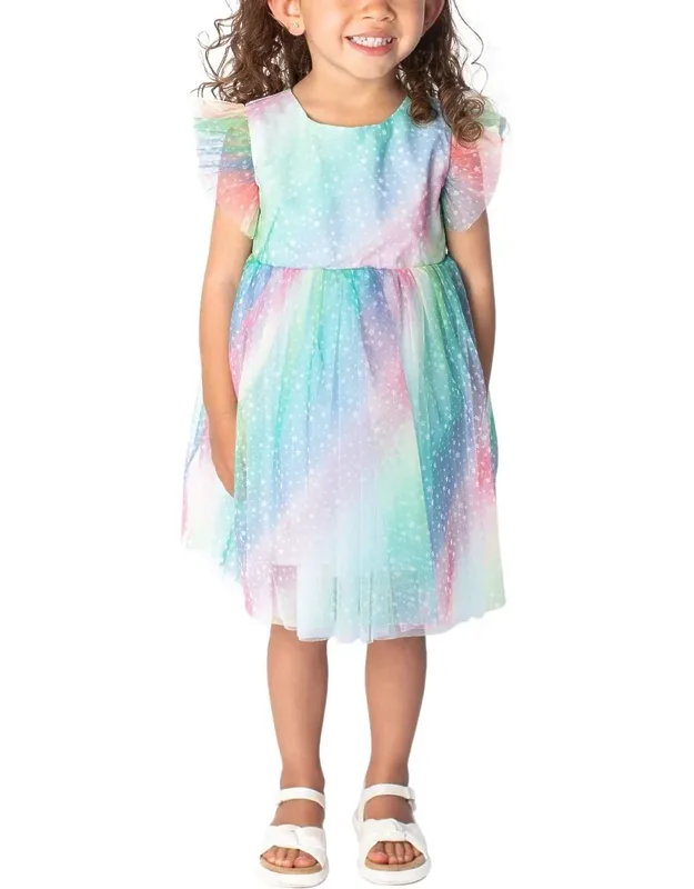 Rainbow Tulle Dress