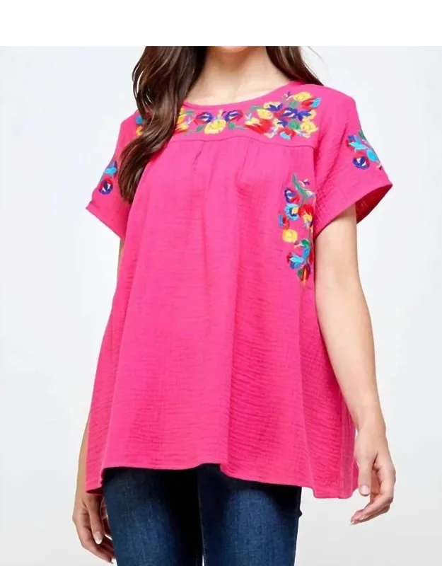Embroidered Top