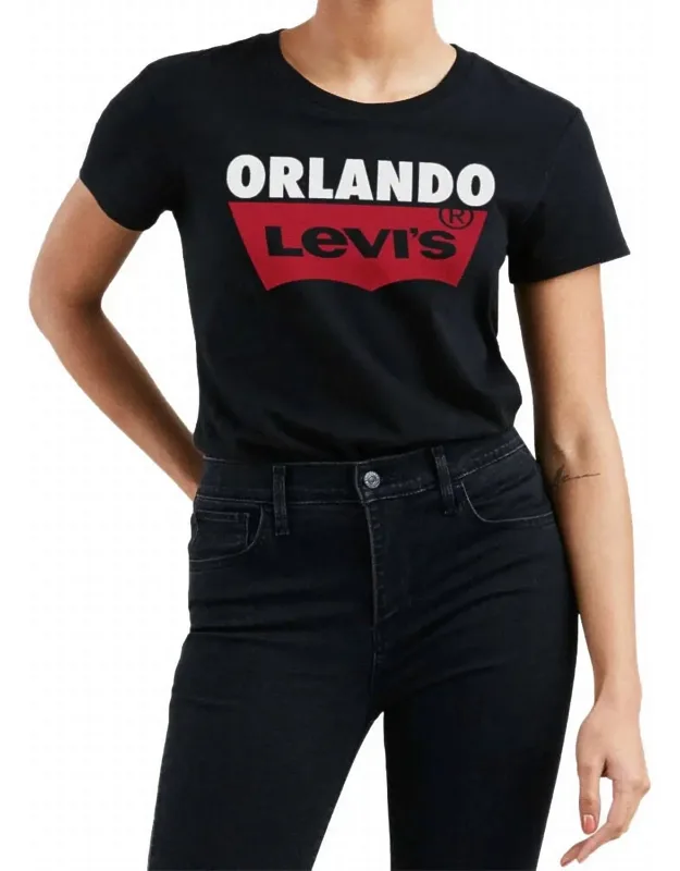Batwing Logo Cotton Cities T-shirt