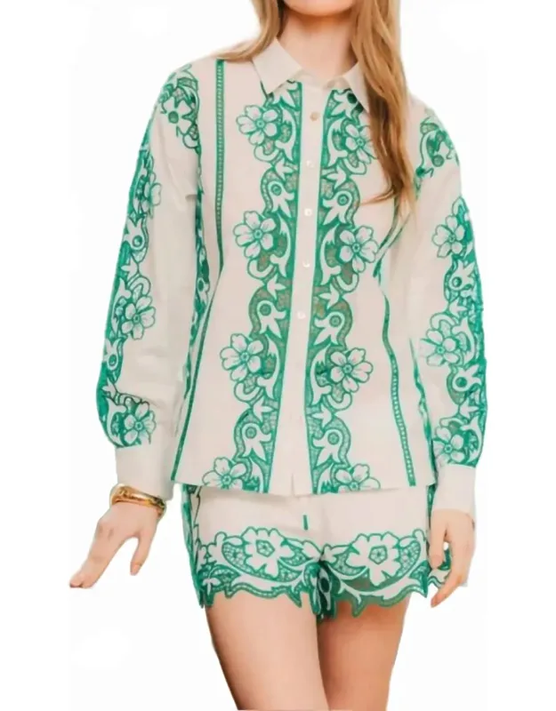 Trinity Button Down Top