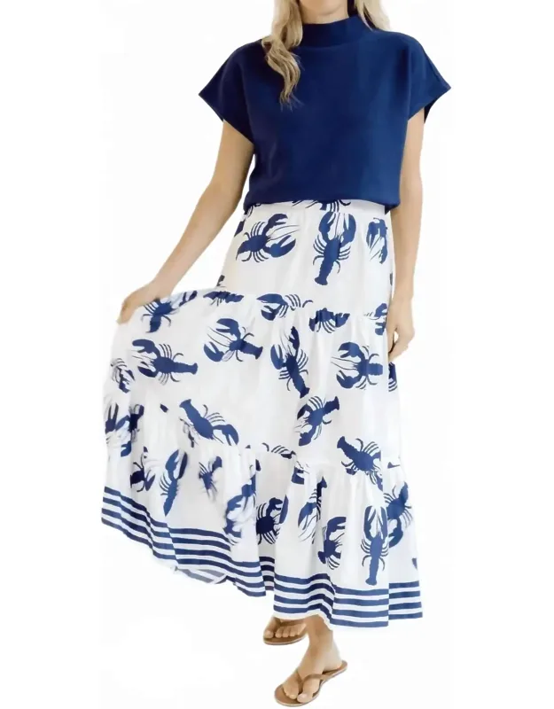 Lobster Midi Skirt