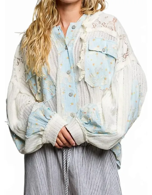 Hooded Balloon Sleeve Top