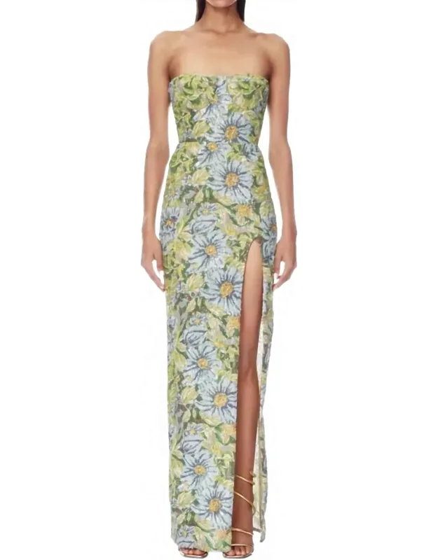 Valentina Strapless Maxi Dress