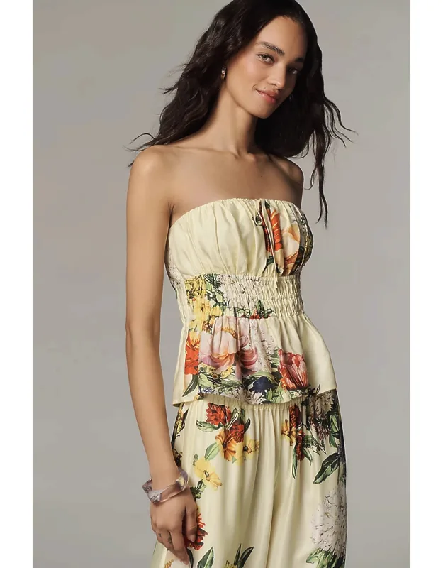 Strapless Silken Blouse