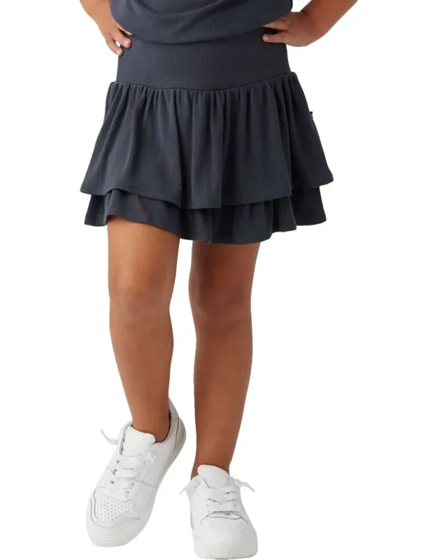 Rib Tier Skirt