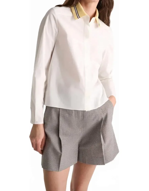 Poplin Power Blouse