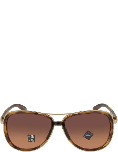 Split Time Prizm Brown Gradient Pilot Sunglasses
