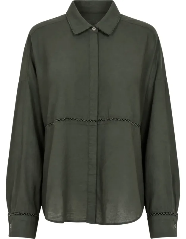 Openwork Cotton-wool Shirt
