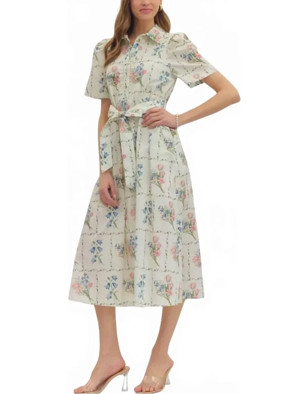 Garden Midi Dress