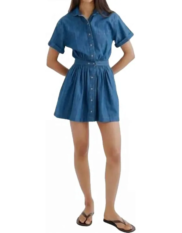 Koukla Denim Mini Dress