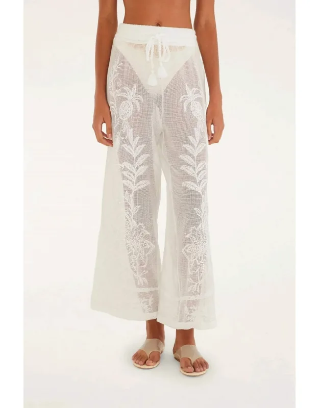 Embroidered Pants