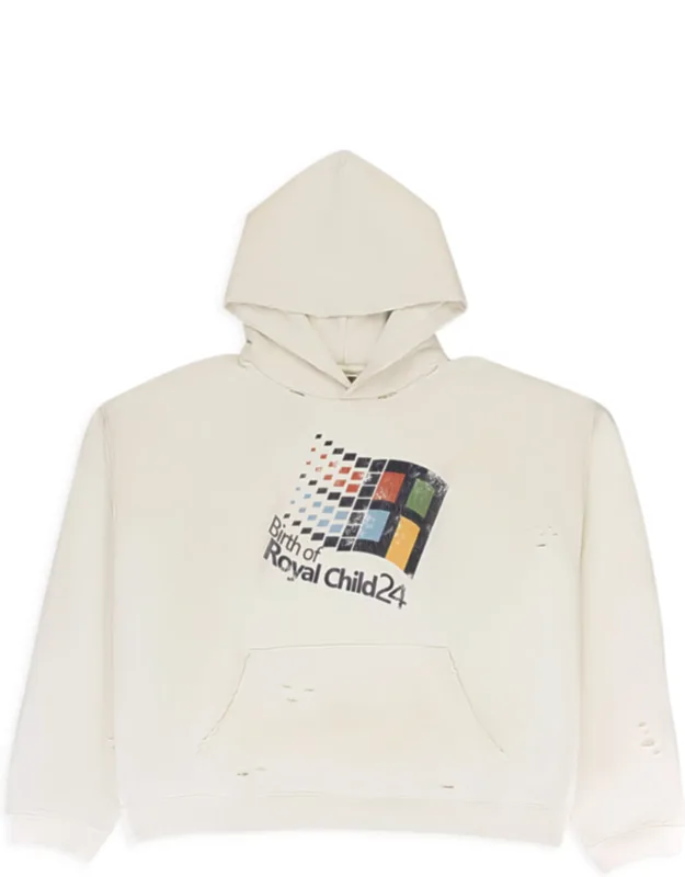 Retro Distressed Hoodie