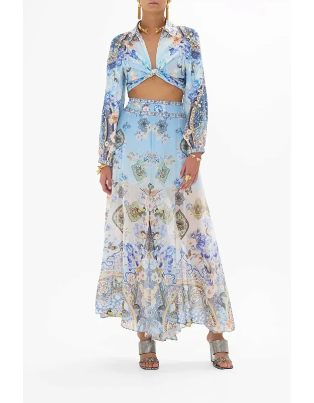 Sheer Wide Leg Pants