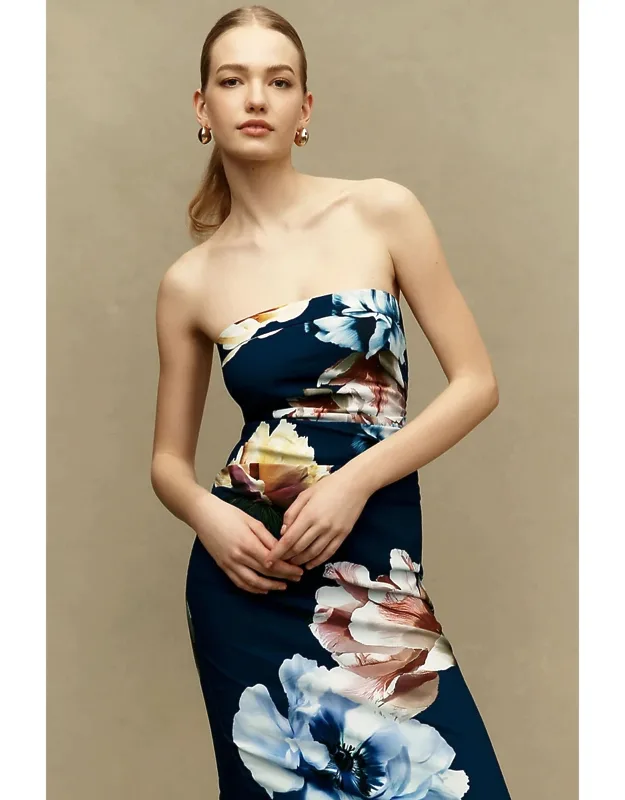 Amaya Strapless Midi Dress