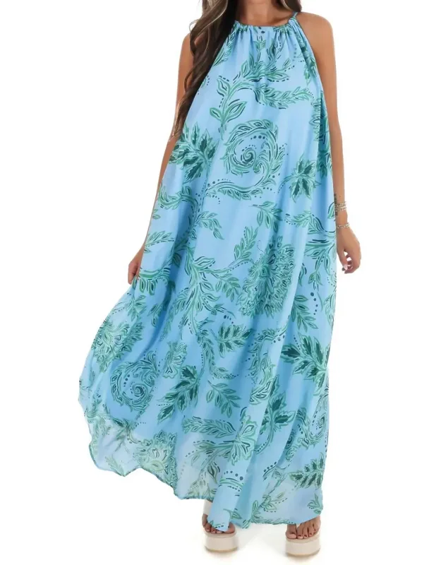 Island Tide Floral Maxi Dress
